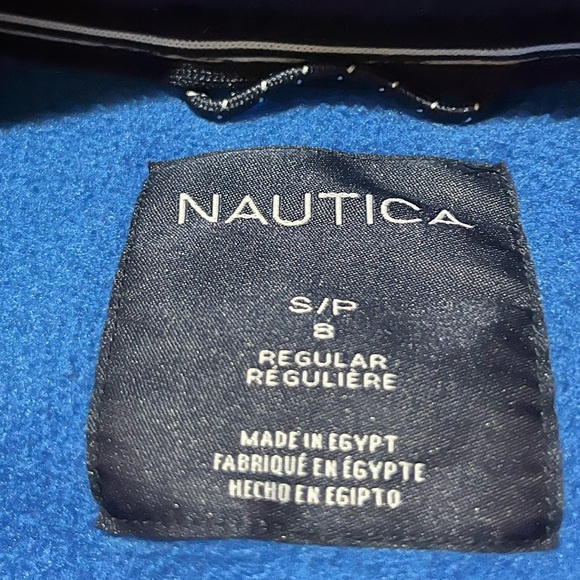 NAUTICA Boys' Full Zip Jacket, Kangaroo Pockets, Made with Lightweight Fleece - Picture 3 of 5